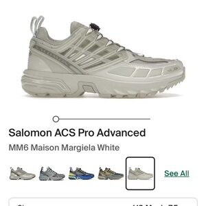 Salomon x Maison Margiela Women's Gray Sneakers